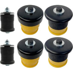 6Pcs Body Cab Mount Bushing Kit for 2005 2006 2007 Ford F-250 F-350 F-450 F-550 Super Duty 924-050 924-328 924-329 Body Position 1 2 3-Standard Extended Cab Pickup