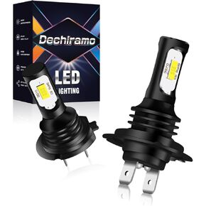H7 Motorcycle Bulbs Compatible for Honda CBR1000RR CBR300R CBR500R CBR600R Goldwing, 6500K White light,1:1 Plug and Play,H7 Fog Light Bulbs(Pack of 2)