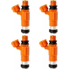 4Pcs Fuel Injectors Nozzle Kit OEM:880887T 1 880887T1 for 2001-2006 Mercury 115 EFI 4 Stroke for Chevrolet for Mitsubishi for Yamaha 68V8A3600000 15710-65D00 INP771