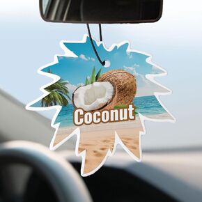 Hanging Car Air Freshener, Dark Ice Scent, 12-Pack, Paper Tree Car Fresheners, Long Lasting Scents Air Freshener, Air Fresheners Diffuser For Home & Cars
