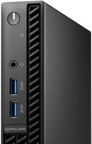Dell OptiPlex 3000 Desktop Computer - Intel Core i5 12th Gen i5-12500T Hexa-core (6 Core) 2 GHz - 16 GB RAM DDR4 SDRAM - 256 GB M.2 PCI Express NVMe 3.0 x4 SSD - Micro PC - Black in Kuwait