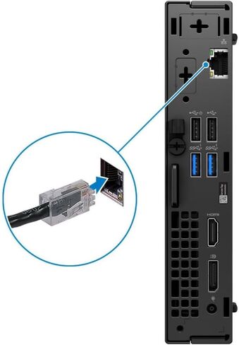 Dell OptiPlex 3000 Desktop Computer - Intel Core i5 12th Gen i5-12500T Hexa-core (6 Core) 2 GHz - 16 GB RAM DDR4 SDRAM - 256 GB M.2 PCI Express NVMe 3.0 x4 SSD - Micro PC - Black in Kuwait