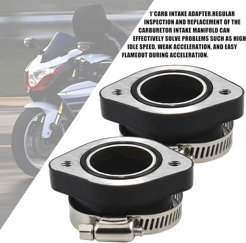 28 ملم كربون المدخول PE28 مدخل مشعب التمهيد متوافق مع VM24 OKO KOSO Universal Motocross (2pcs) in Kuwait