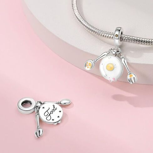 CIlight Glow-in-the-Dark Firefly Pendant Dangle 925 Sterling Silver Charms Fit for All Brand Bracelet Jewelry Gifts for Women in Saudi Arabia
