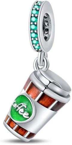 CIlight Glow-in-the-Dark Firefly Pendant Dangle 925 Sterling Silver Charms Fit for All Brand Bracelet Jewelry Gifts for Women in Saudi Arabia