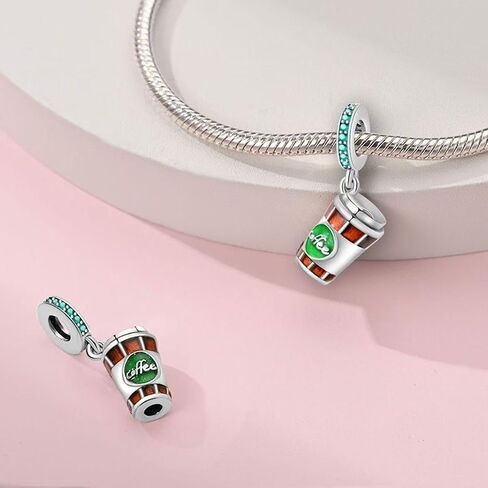 CIlight Glow-in-the-Dark Firefly Pendant Dangle 925 Sterling Silver Charms Fit for All Brand Bracelet Jewelry Gifts for Women in Saudi Arabia