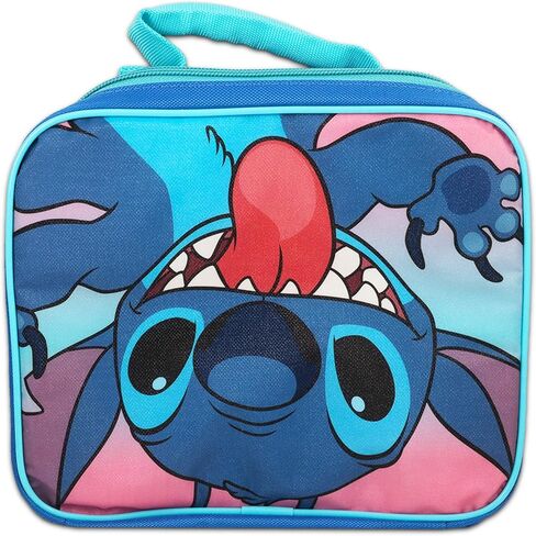 Fast Forward Lilo و Schitch Lunch Box - حزمة مع Lilo و Schitch Lunch Bag ، وزجاجة ماء ، وملصقات غرزة | حاوية غداء ليلو وغرزة in Saudi Arabia