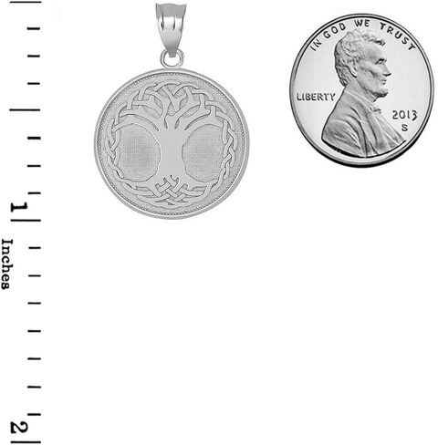 Certified 10k Gold Tree Of Life Medallion Pendant in Saudi Arabia