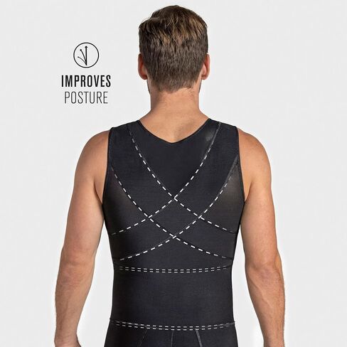 Full Shaper Compression Tummy Control Bodysuit -Post Surgical Shapewear for Men in Saudi Arabia