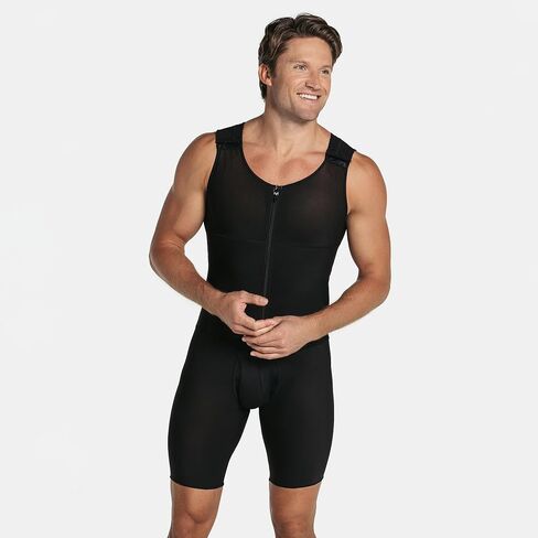 Full Shaper Compression Tummy Control Bodysuit -Post Surgical Shapewear for Men in Saudi Arabia
