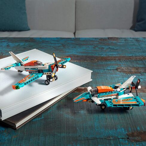LEGO 42117 Technic Race Plane Toy to Jet Aeroplane 2 in 1 Stunt Model Building Set for Boys and Girls 7 Plus Years Old, Gift Idea in Saudi Arabia