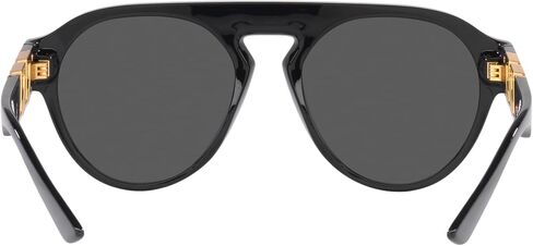 Versace VE 4420 GB1/87 Black Plastic Aviator Sunglasses Grey Lens in Saudi Arabia