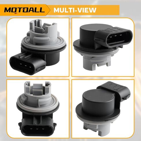 MOTOALL F17B-13411-AB Turn Signal Parking Light Socket Connector Fit for Ford Mustang GT SVT 1999-2004 Replaces# F1TZ-13411-F 3157A in Saudi Arabia