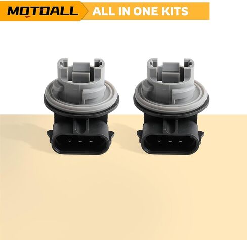 MOTOALL F17B-13411-AB Turn Signal Parking Light Socket Connector Fit for Ford Mustang GT SVT 1999-2004 Replaces# F1TZ-13411-F 3157A in Saudi Arabia