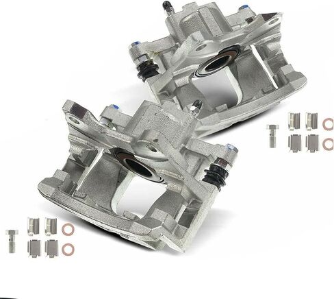 Rear Left+Right Brake Calipers Assembly Compatible For Dodge Nitro 2007-2011 For Jeep Liberty 2008-2012 For Jeep Wrangler 2007-2017 For Jeep Wrangler JK 2018 18B5046 18B5047 18-B5047 18-B5046 in Saudi Arabia