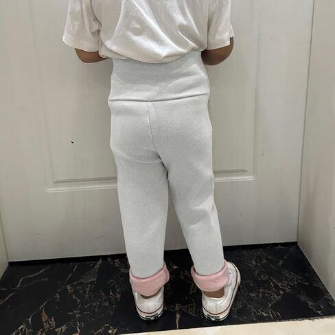 Evelin LEE Baby Boys Girls Winter Warm Fleece Lined Leggings Stretchy High Waisted Active Sweatpants in Saudi Arabia