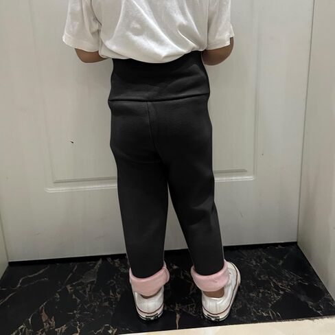 Evelin LEE Baby Boys Girls Winter Warm Fleece Lined Leggings Stretchy High Waisted Active Sweatpants in Kuwait