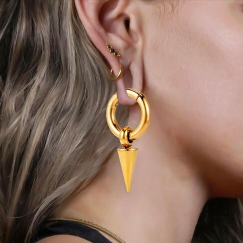 Vankula Ear Hanger Weights for Stretched Ears Gauges Stainless Steel Ear Plugs Stretching Kit Fashion Body Jewelry in Saudi Arabia