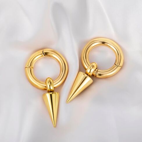 Vankula Ear Hanger Weights for Stretched Ears Gauges Stainless Steel Ear Plugs Stretching Kit Fashion Body Jewelry in Saudi Arabia