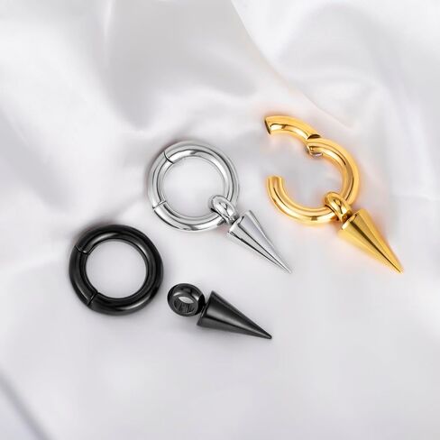 Vankula Ear Hanger Weights for Stretched Ears Gauges Stainless Steel Ear Plugs Stretching Kit Fashion Body Jewelry in Saudi Arabia