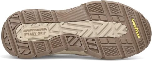 حذاء Skechers رجالي من القماش الكتاني مطبوع عليه Respected-Fallston سهل الارتداء، مقاس 9.5 X-واسع in Saudi Arabia