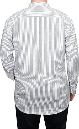 Lee Valley - Genuine Irish Cotton Flannel Grandfather Shirt - Men's (X-Large, LV11 Plain Blue) in Saudi Arabia