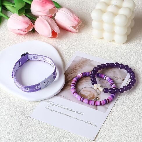 Yuzhejie Daily Bible Bible Breclets مع مسح أساور WWJD المسيحية عبر سوار يسوع هدايا الكتاب المقدس للنساء الرجال in Kuwait