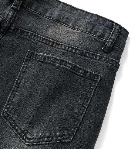Andongnywell Women's Juniors Bell Bottom Jeans Mid Waist Stretch Fitted Bell Bottom Denim Pants Trousers in Saudi Arabia