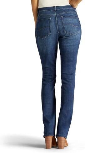 Lee Women's Modern Series Curvy Fit Bootcut Jean with Hidden Pocket, Cascade, 16 Long in Kuwait