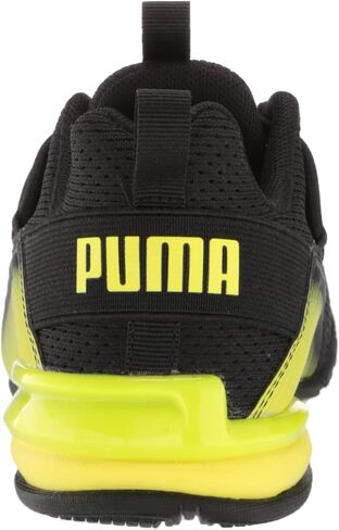 PUMA Axelion Boys Shoes Size 4, Color: Black/Silver in Saudi Arabia