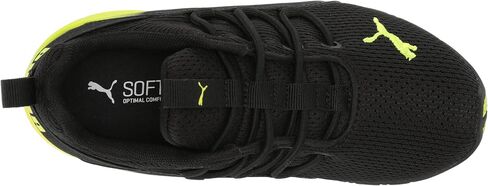 PUMA Axelion Boys Shoes Size 4, Color: Black/Silver in Saudi Arabia