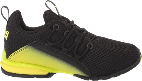 PUMA Axelion Boys Shoes Size 4, Color: Black/Silver in Saudi Arabia