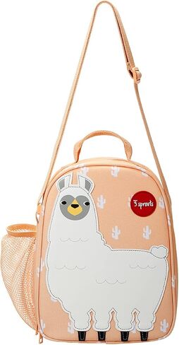 3 Sprouts Kids Lunch Bag - Durable Lunch Box for Boys and Girls - Kids Lunch Box - Perfect for Daycare, School and Travel - Insulated Fabric, Water Bottle Holder - Ideal for Children 3+, Deer in Saudi Arabia