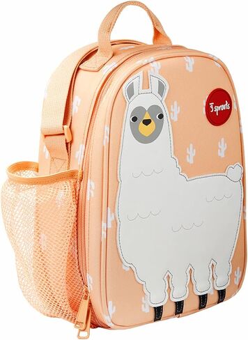 3 Sprouts Kids Lunch Bag - Durable Lunch Box for Boys and Girls - Kids Lunch Box - Perfect for Daycare, School and Travel - Insulated Fabric, Water Bottle Holder - Ideal for Children 3+, Deer in Saudi Arabia