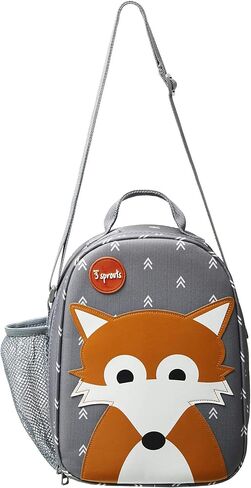 3 Sprouts Kids Lunch Bag - Durable Lunch Box for Boys and Girls - Kids Lunch Box - Perfect for Daycare, School and Travel - Insulated Fabric, Water Bottle Holder - Ideal for Children 3+, Deer in Saudi Arabia