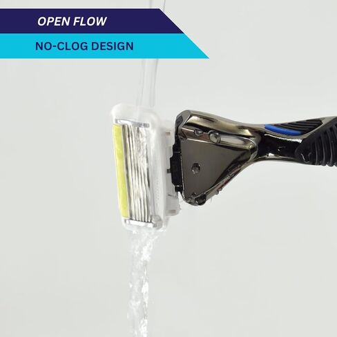 SWIPE Premium Men's 6-Blade Razor Kit (Flex Head Handle + 24 Refills) in Saudi Arabia