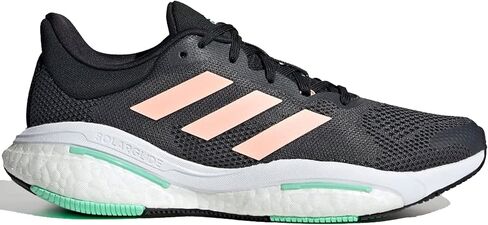 adidas Women's Solarglide 5 Grey Six/Light Flash Orange/Pulse Mint 8 B in Saudi Arabia