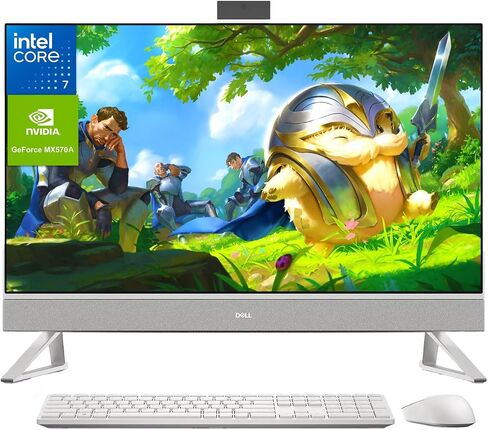 2022 Newest Dell Inspiron 24 5400 Series All-in-One Touchscreen Desktop | Intel Core i7-1165G7 | 16GB RAM | 256GBSSD +1TBHDD | NVIDIA GeForce MX330 2GB Graphics | Keyboard and Mouse | Windows 11 Home in Saudi Arabia