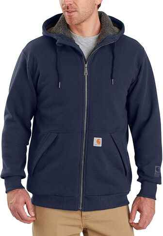 سويت شيرت Carhartt للرجال من Rain Defender ذو مقاس مريح متوسط ​​الوزن ومبطن بسحاب كامل in Saudi Arabia