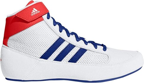 adidas Men's HVC Wrestling Shoe, White/Royal/Red, 10 in Saudi Arabia