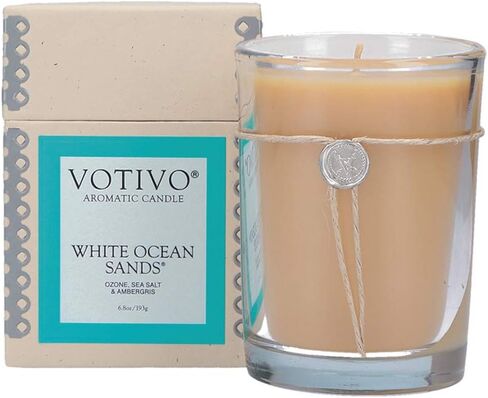 Votivo Red Currant 6.8 oz Aromatic Candle | Soy Wax Blend | Luxury Glass Jar Scented Candle & Box | Candles for Home Scented | Long Burning & Highly Scented in Saudi Arabia