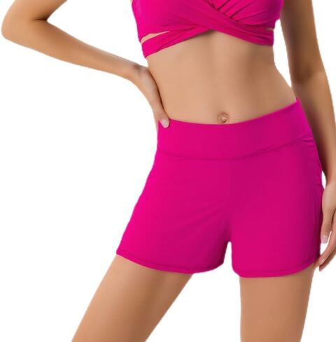 COCOPEAR Period High Waisted Swim Shorts Women with Liner Leakproof Women's Board Shorts for Teens, Girls, Women in Saudi Arabia