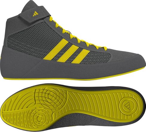 adidas Men's HVC Wrestling Shoe, Royal Blue/Yellow/Black, 7 in Saudi Arabia