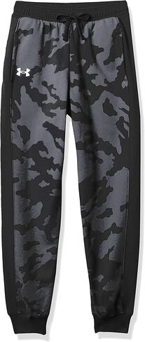 Under Armour Boys' Fury Jogger, Baroque Green (310)/Yellow, Youth Medium in Saudi Arabia