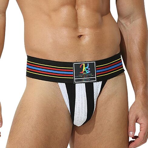 ملخصات Mens Rainbow Sissy Thongs ملابس داخلية Sxey jockstraps in Kuwait