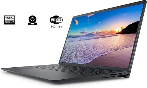 أحدث لاب توب ديل انسبايرون 15 3511, شاشة لمس فل اتش دي 15.6 انش, انتل كور i5-1035G1, ذاكرة وصول عشوائي 12 جيجا, 256 جيجا بي سي اي NVMe M.2 SSD, قارئ بطاقة SD, ويب كام, واي فاي, ويندوز 11 هوم, اسود in Saudi Arabia