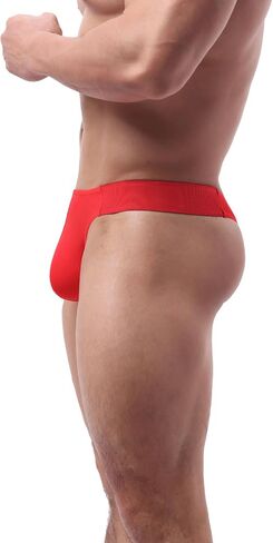 Summer Code Mens Thong G-String Underwear Stretchy Airy Under Panties Male Solid Bikini T Back Pants in Saudi Arabia