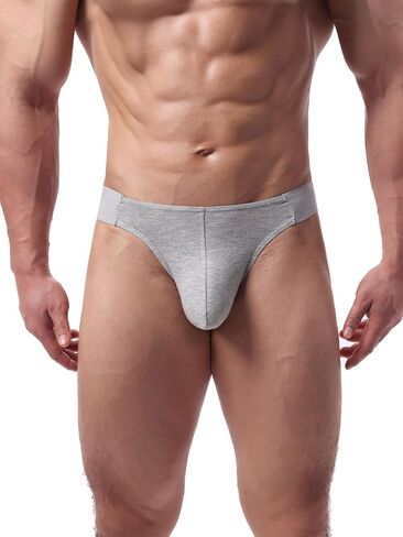 Summer Code Mens Thong G-String Underwear Stretchy Airy Under Panties Male Solid Bikini T Back Pants in Saudi Arabia