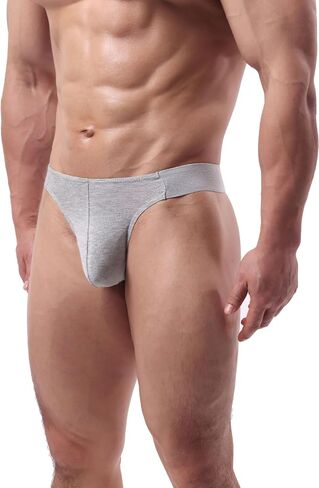 Summer Code Mens Thong G-String Underwear Stretchy Airy Under Panties Male Solid Bikini T Back Pants in Saudi Arabia