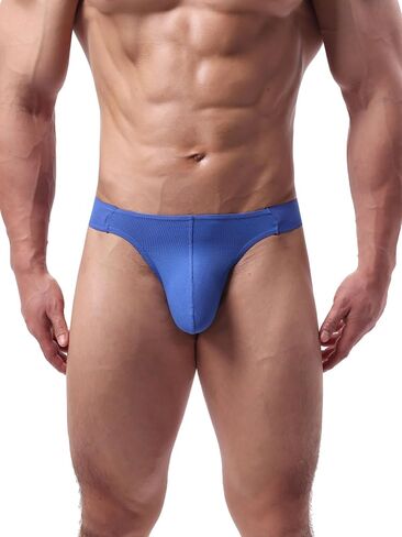 Summer Code Mens Thong G-String Underwear Stretchy Airy Under Panties Male Solid Bikini T Back Pants in Saudi Arabia